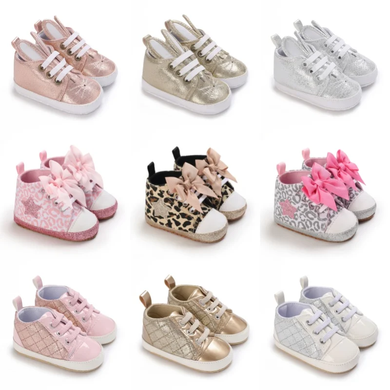 Frühling und Herbst Neue Babyschuhe Klassische Segeltuchschuhe Babyschuhe fällt nicht ab Weiche Sohlen Turnschuhe Babyschuhe