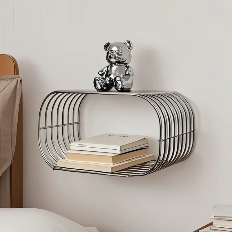 Nordic Kaffeetische Edelstahl Bücherregal Wohnzimmer Minimalismus Beistelltisch Modernes Design Teetisch Kreative Wohnmöbel Image