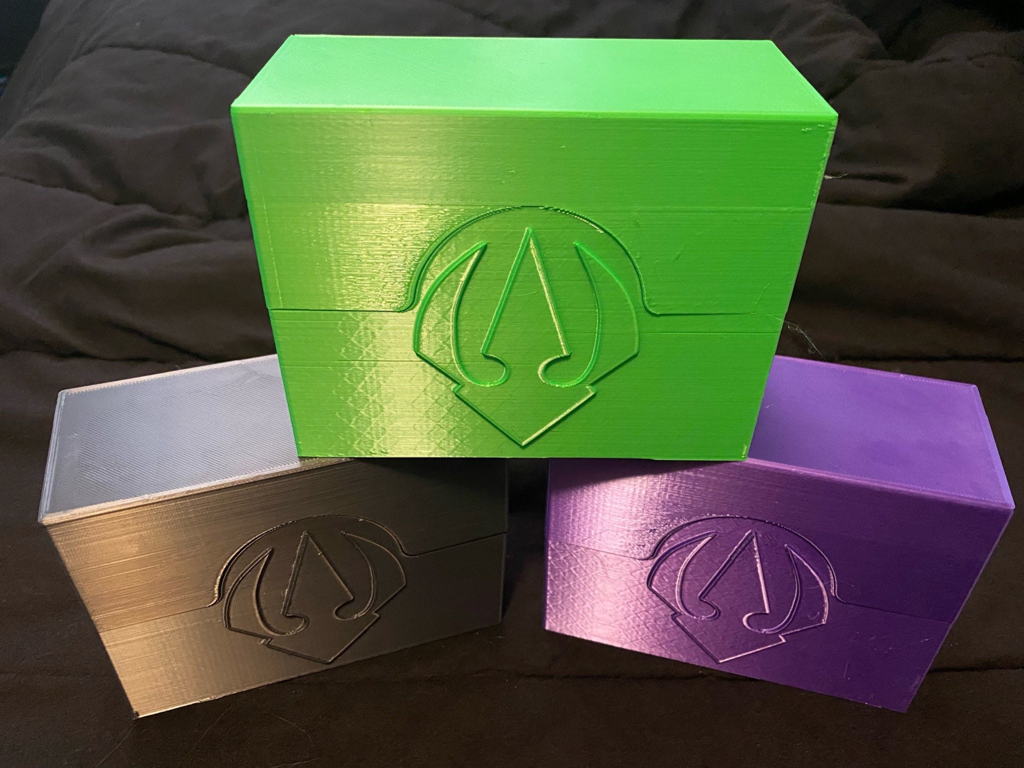 "Scatola per mazzo originale Archenemy stampata in 3D. Adatta a comandanti di grandi dimensioni! Scatola per carte da 3,5\" x 5\". MTG. Magic the Gatheri"