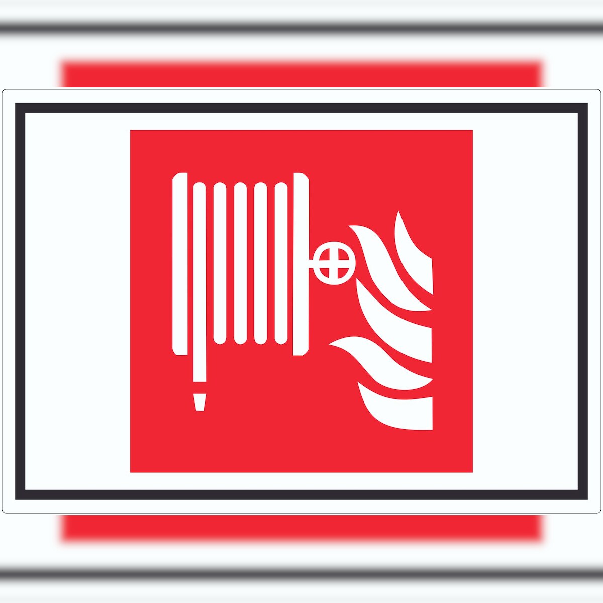 HB-Druck Wandhydrant Symbol Aufkleber A0 (841x1189mm) Image