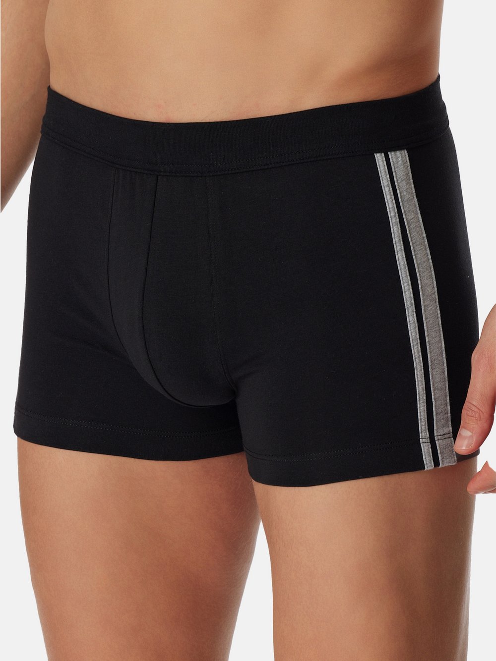 Schiesser Retro Short Herren schwarz, M Image