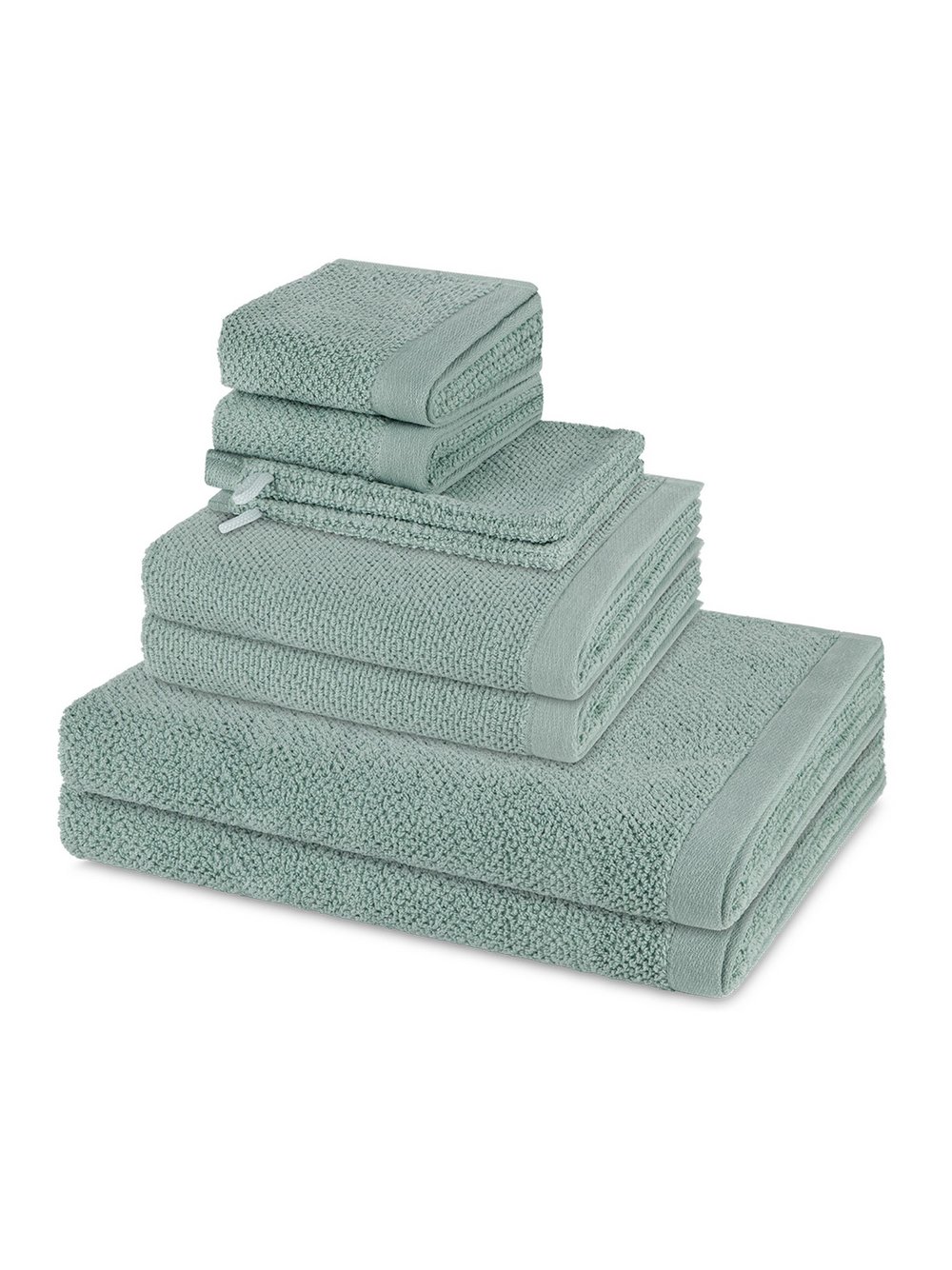 Möve Handtuchset 8-teilig Damen grün, ONE SIZE Image