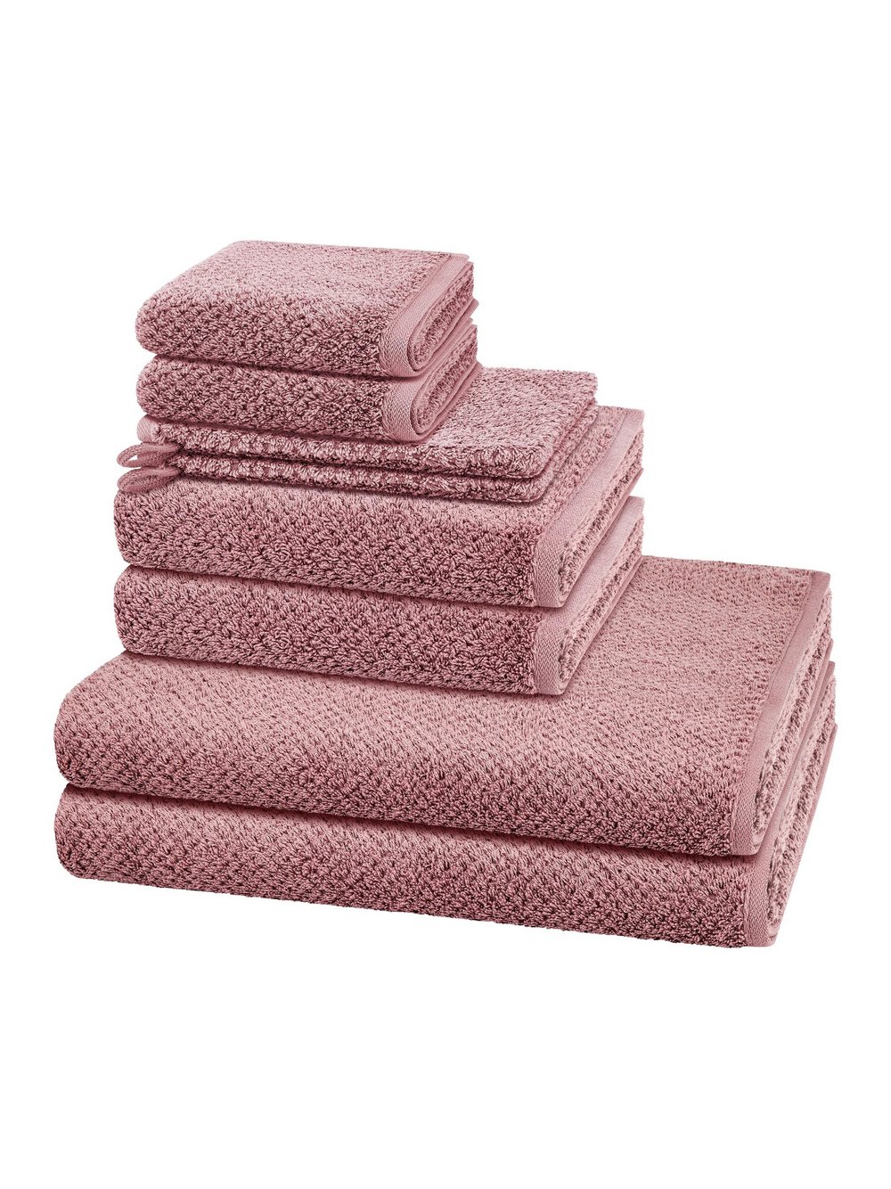 Cawö Handtuchset 8-teilig Damen rot, ONE SIZE Image