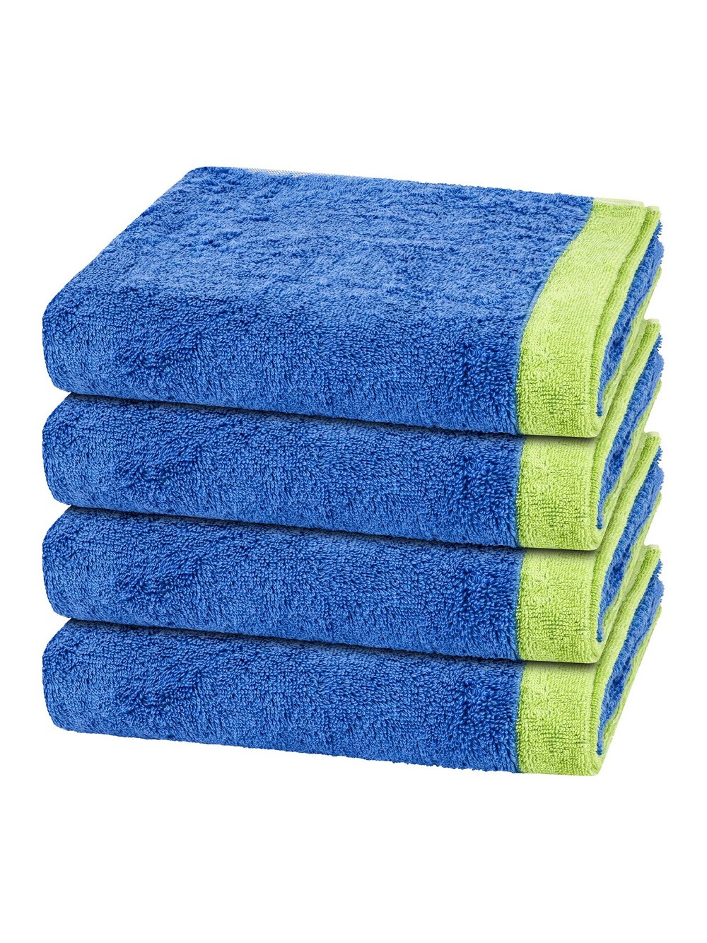 Cawö Handtuchset 4-teilig Damen blau, ONE SIZE Image