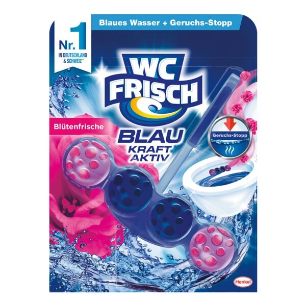 WC FRISCH Blau Kraft-Aktiv Duftspüler »Blütenfrische«