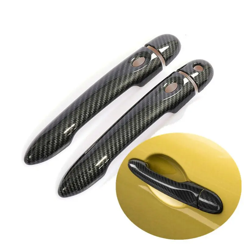 Per Renault Clio IV Clio 4 Lutecia 2012 2013 2014 2015 2016 2017 2018 2019 Auto In Fibra di Carbonio Maniglia Della Porta Copertura Accessori