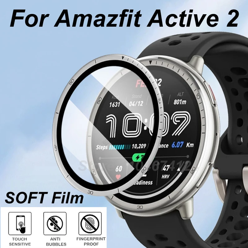 1-3PCS TPU Weiche Smartwatch Schutz Film Für Amazfit Aktive 2 Anti-scratch-Screen Protector Für amazfit Aktive 2 Zubehör Image