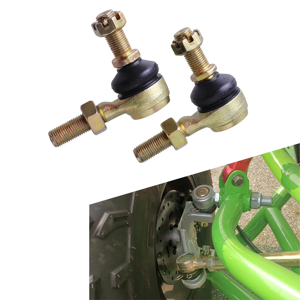 Motorrad M10 M12 Links Rechts Hand Gewinde Spurstange Ende Kits Kugelgelenk Für ATV 50cc 110cc 150cc 200cc 250cc 300cc Go Kart Quads P Image