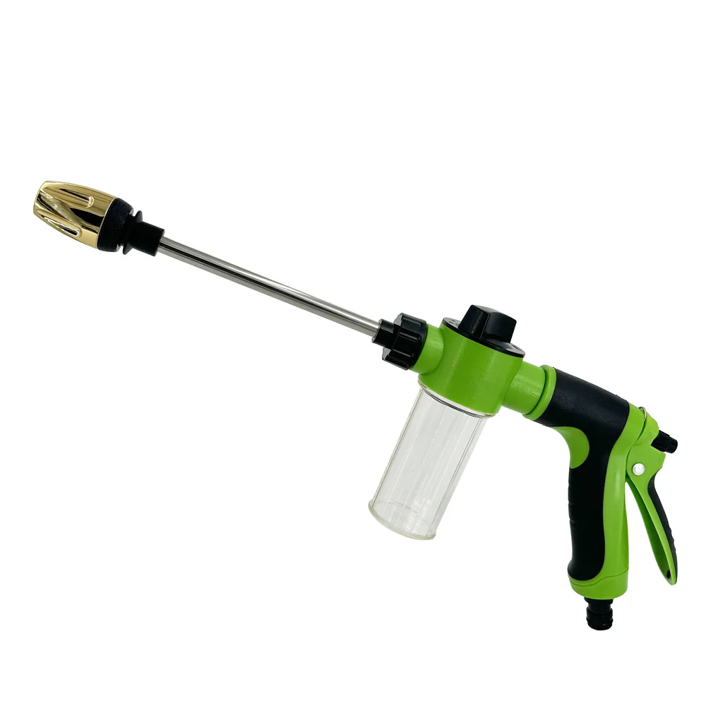 Hochdruck Wasser Pistole Einstellbare Auto Waschen Maschine Garten Bewässerung Bewässerung Werkzeuge Schlauch Düse Sprinkler Schaum Wasser Pistole Image
