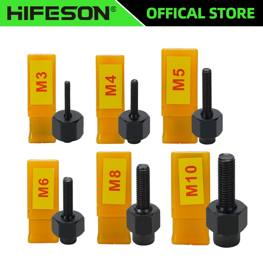 Handnietmutter Kopfmuttern M3 M4 M5 M6 M8 M10 Handnietmutter Kopfmuttern Dornkopf Ersatz Nietmutter Nietwerkzeug Handwerkzeug Image