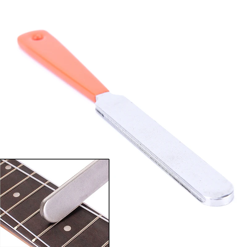 Guitar Fret Crowning Luthier File Narrow Dual Cutting Edge Tool neu Image