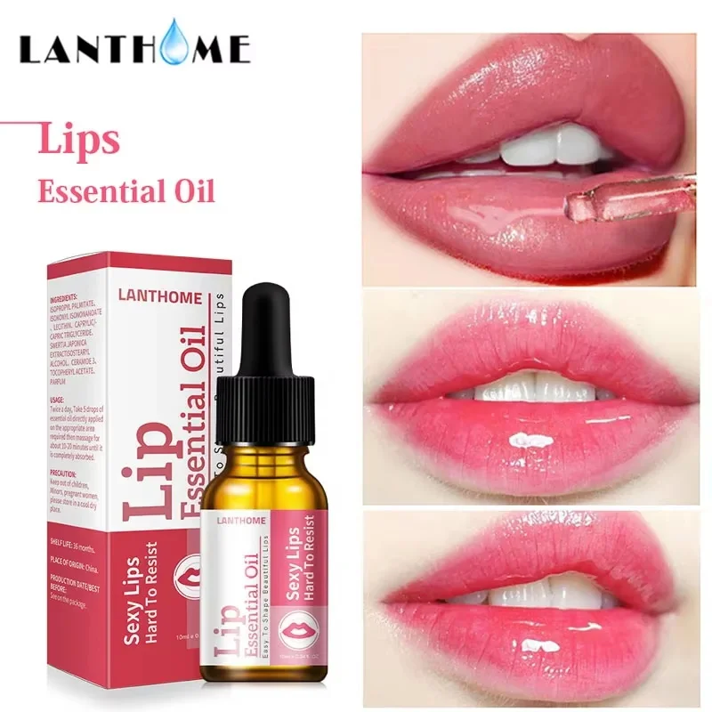Lip Augmentation Serum Lip Plumper Nourish Oil Remove Dead Skin Moisturize Essence Fade Fine Lines Lips Essential Oils Make Up Image