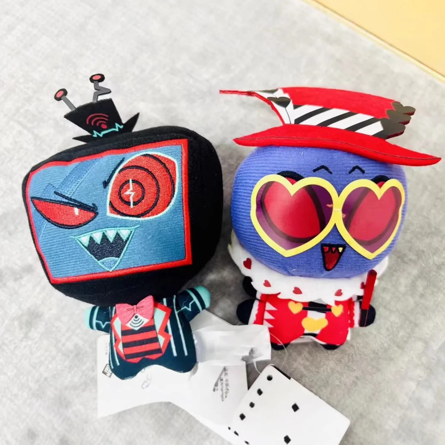 10 cm Farcito Hazbin Valentino Peluche Anime Hotel VOX Peluche Cartoon Figura Modello Giocattoli Decorativi Pandents Portachiavi Bambola