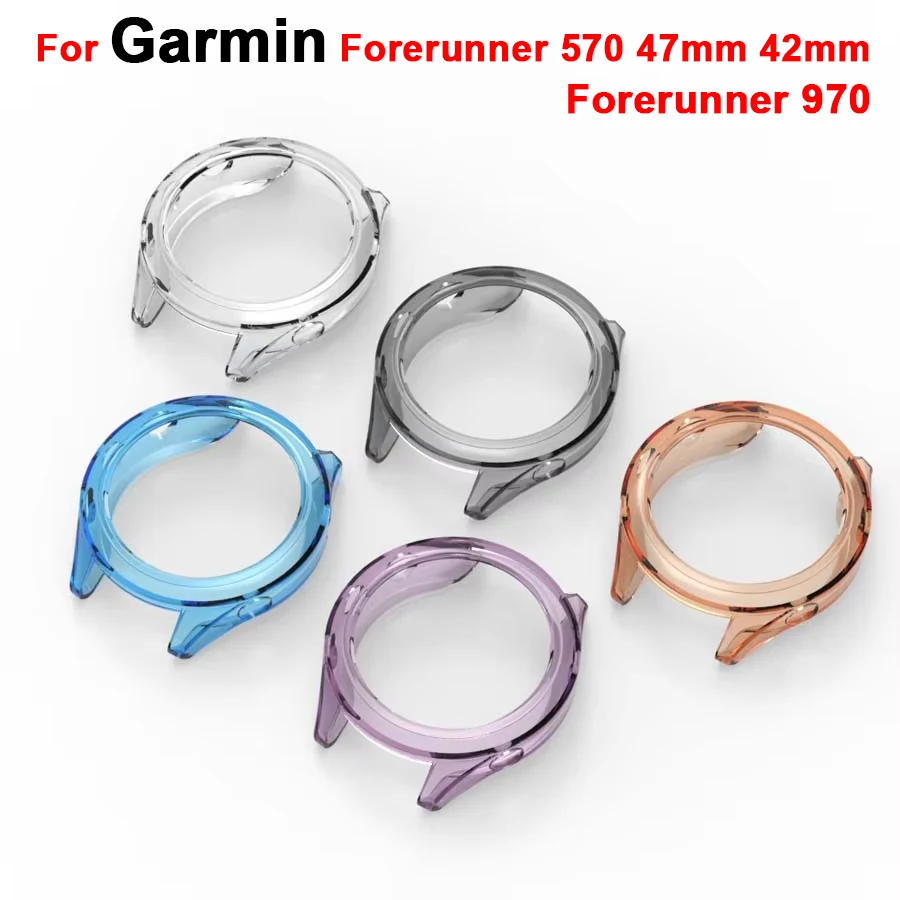 TPU Schutzhülle Für Garmin Forerunner 570 47mm 42mm Schutz Smartwatch Silikon Stoßstange Abdeckung Für Garmin Forerunner 970 Image
