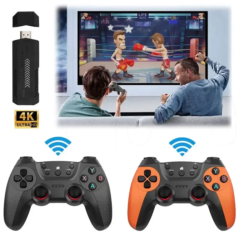 X2 Ultra Retro Console 4K 128G 256G Video Game Console 37000+ Games 40 Simulators Wireless Gamepad for PC PS1/PSP/N64 Game Stick