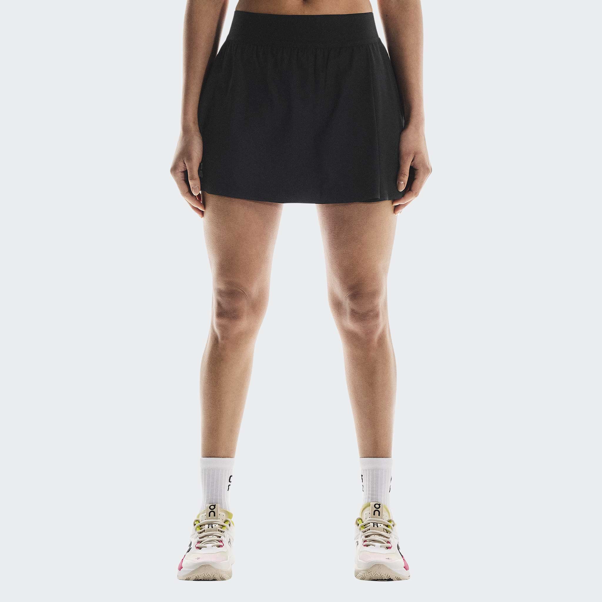 On Court Skirt Pleated 2026 Women's Tennis Apparel Black