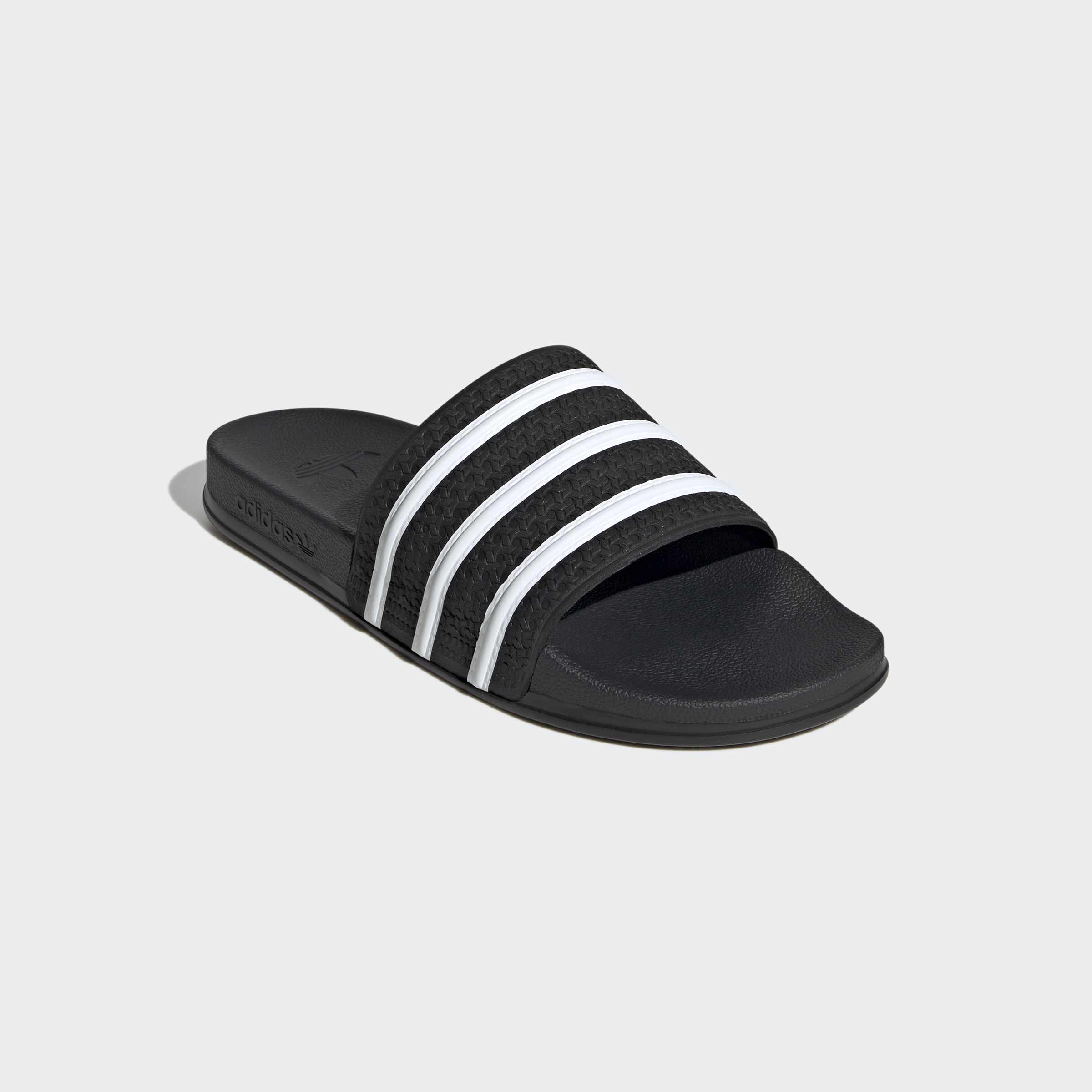 Badesandale ADIDAS ORIGINALS "ADILETTE OG CF BADESCHLAPPEN", Damen, Gr. 39, core schwarz, ftwr weiß, core schwarz, Synthetik, Schuhe