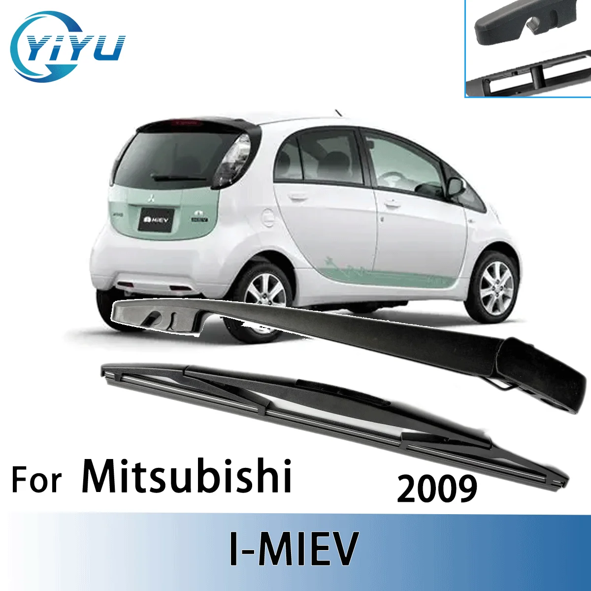 1/2PCS Heckscheibenwischerblatt Wischerarm-Kit für Mitsubishi I-MIEV 2009, Windschutzscheibenwischer, Bürsten Image
