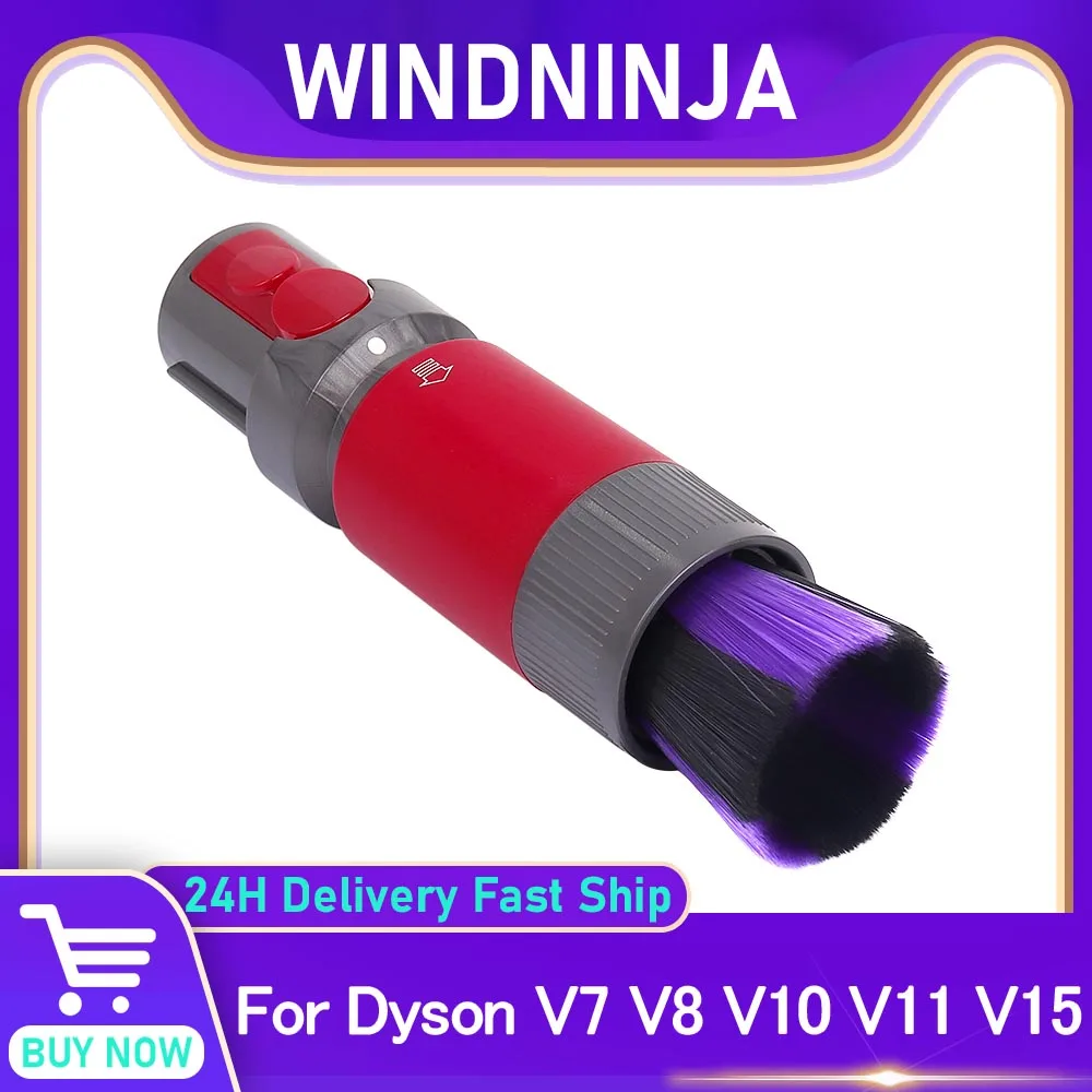 Traceless Staub Pinsel Für Dyson V7 V8 V10 V11 V15 Staubsauger Zubehör Weiche Kratzfreie Staub Pinsel Ersatzteil Image