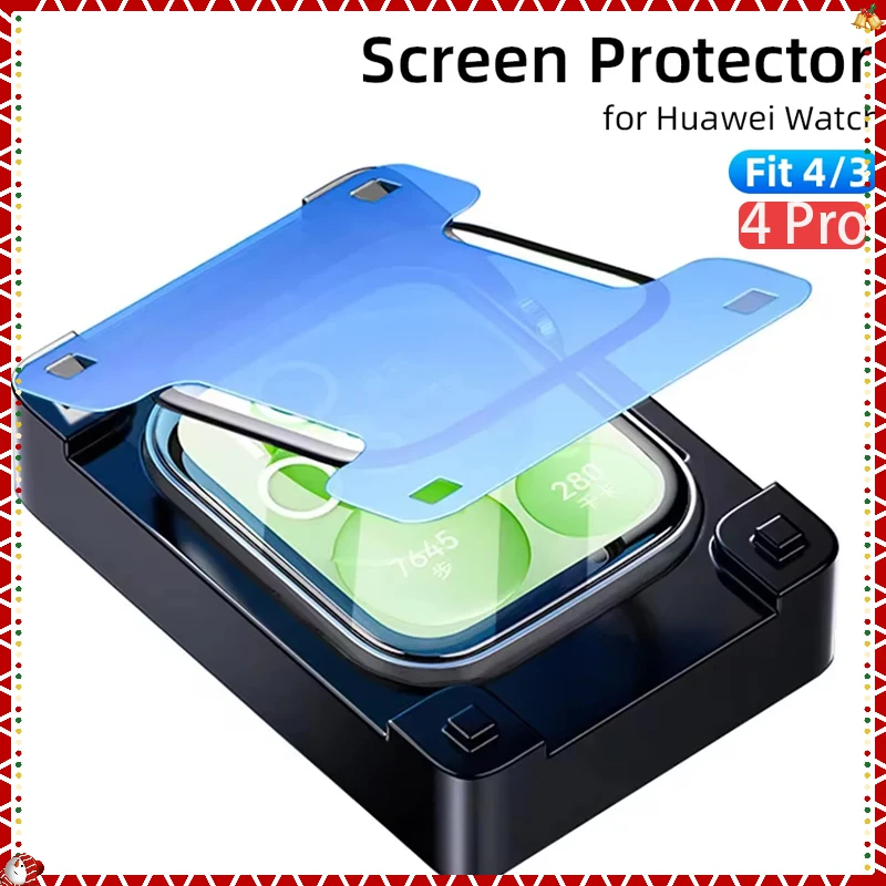 Installieren Sie den Fach-Displayschutz für Huawei Watch Fit 3/4 Pro. Kratzfeste Schutzfolie, Abdeckung, Schutzfolie, Zubehör Image