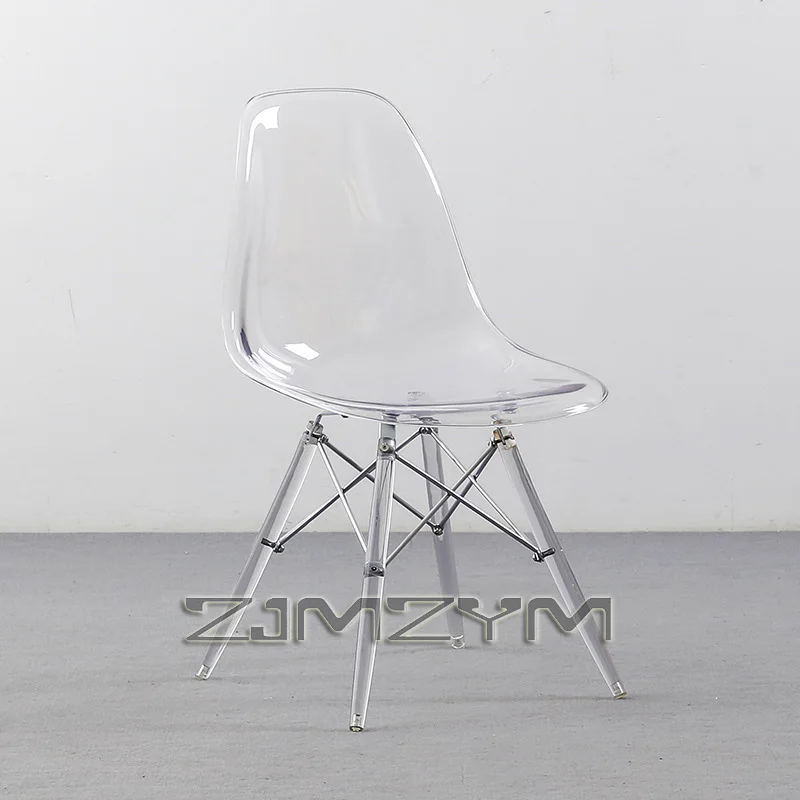 Transparente Esszimmerstühle, minimalistische Wohnzimmerstühle, kreative tragbare moderne Sessel für Wohnmöbel, Make-up-Stuhl, Hocker