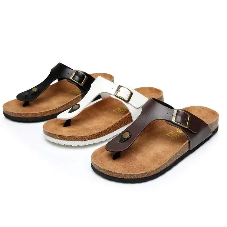 Frauen Kork Hausschuhe Outdoor-Flip-Flops Sommer Sandalen Hausschuhe Männer Paar Strand Sandalen Für Frauen Schuhe für Frauen