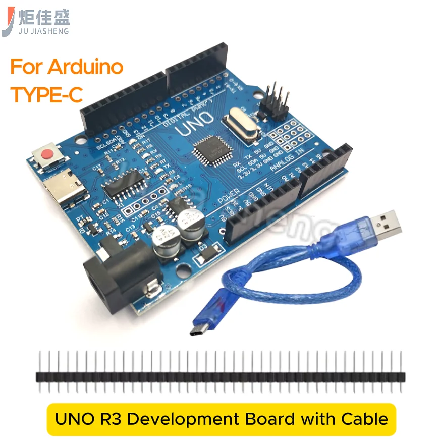 UNO R3 MEGA328P Arduino UNO R3 Entwicklungsboard + USB-Kabel ATMEGA328P-AU Typ-C Image