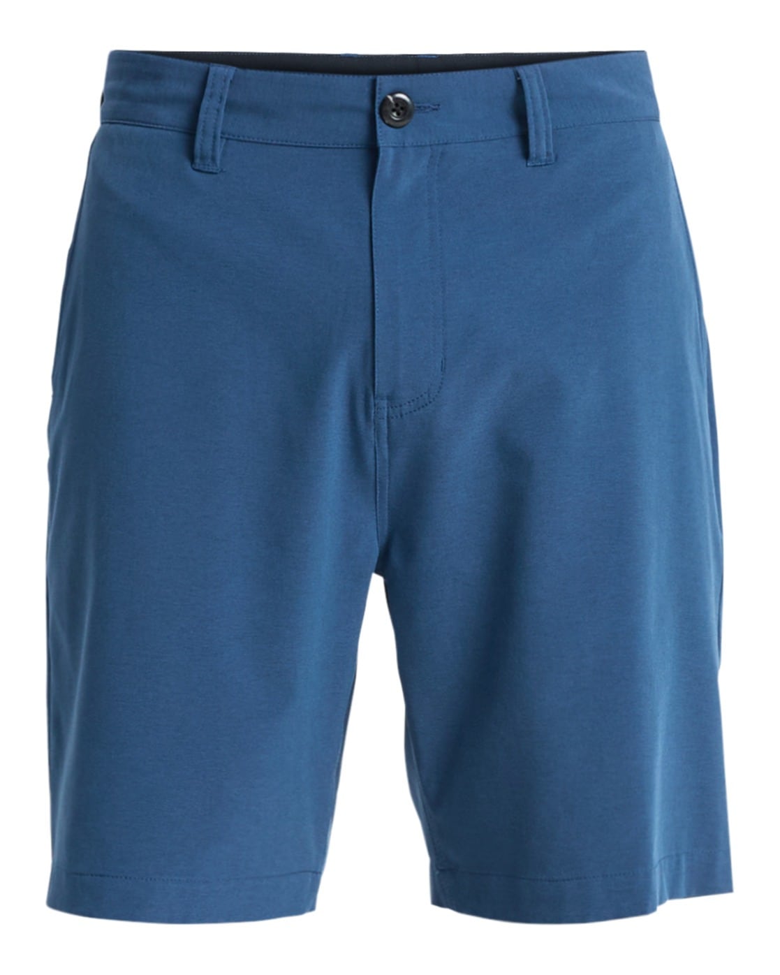 Badeshorts QUIKSILVER "Union Heather Amph 19", Herren, Gr. 30S, US-Größen, schwarz denim heather, Polyester, Badehosen Badeshorts