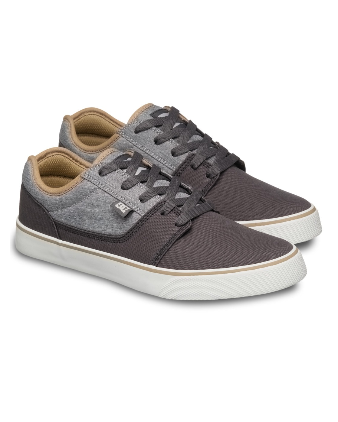 Sneaker DC SHOES "Tonik Tx Se", Herren, Gr. 13(47), light grau, Obermaterial:Obermaterial: Textil (Baumwolle) / Futter: Textil / Außensohle: Gummi;, Schuhe Sneaker