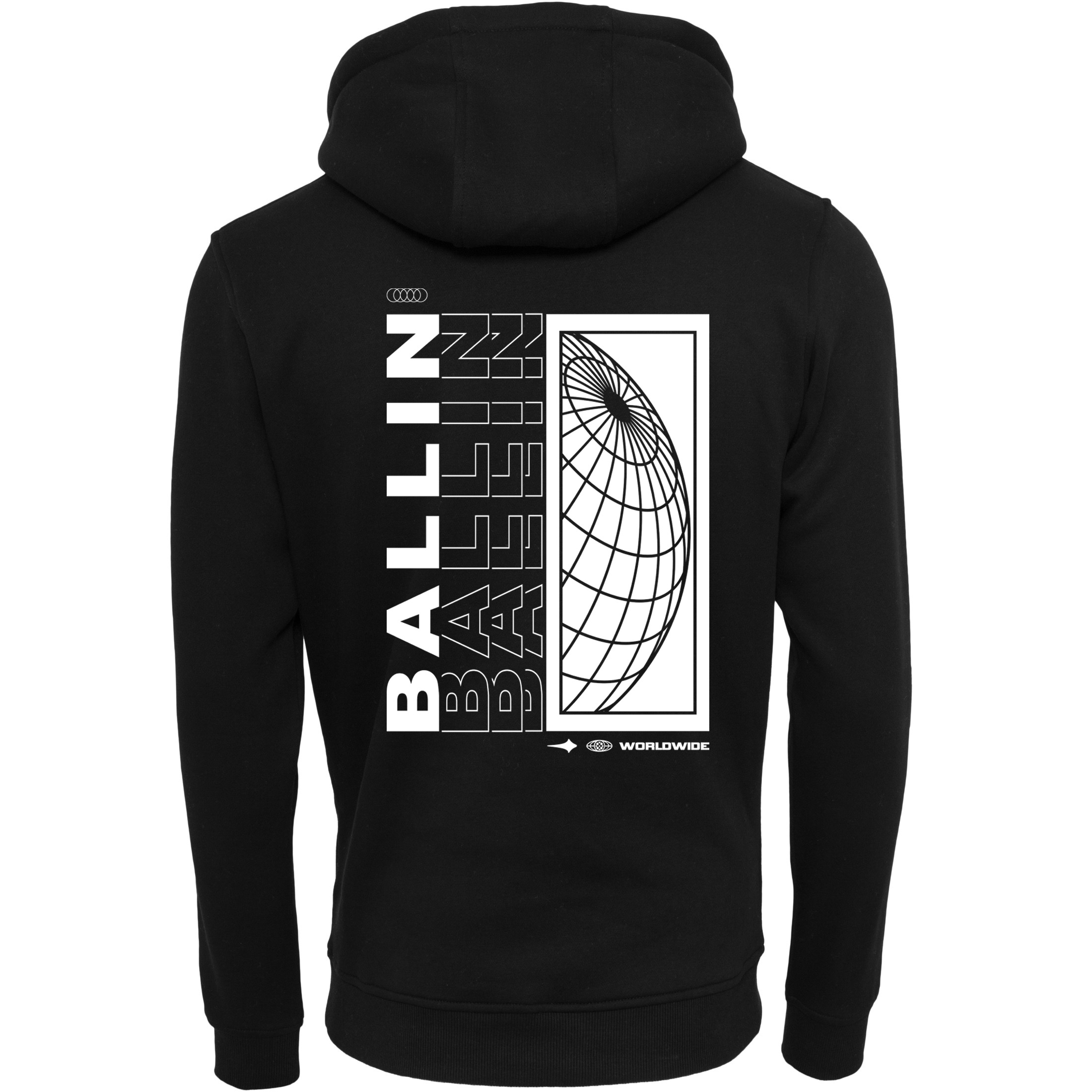Ballin Est. 2013 Backprint World Hoodie Schwarz Image