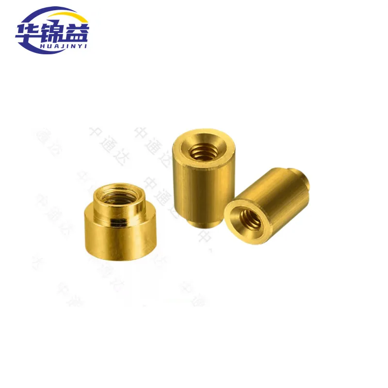 SMTSO SMD M1,6 Messingmuttern, Abstandshalter für Leiterplattenmontage, leitfähige Säulen, Oberflächenmontage, Schweißmutter aus Kupfer, Durchgangsloch Image