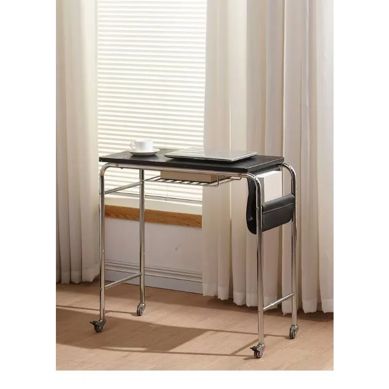 Vielseitiger mobiler Laptop-Schreibtisch – stilvoller Studentenschreibtisch, Sofa-Beistelltisch und fauler Nachttisch für den Schreibtisch zu Hause Image