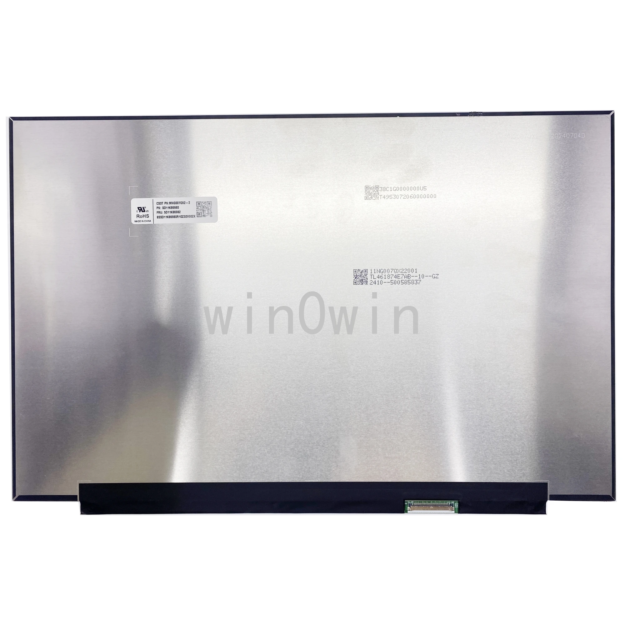 MNG007QX2-2 IPS 16,0'' Original Display Ersatzpanel Matrix Laptop LCD-Bildschirm 1920x1200 Image