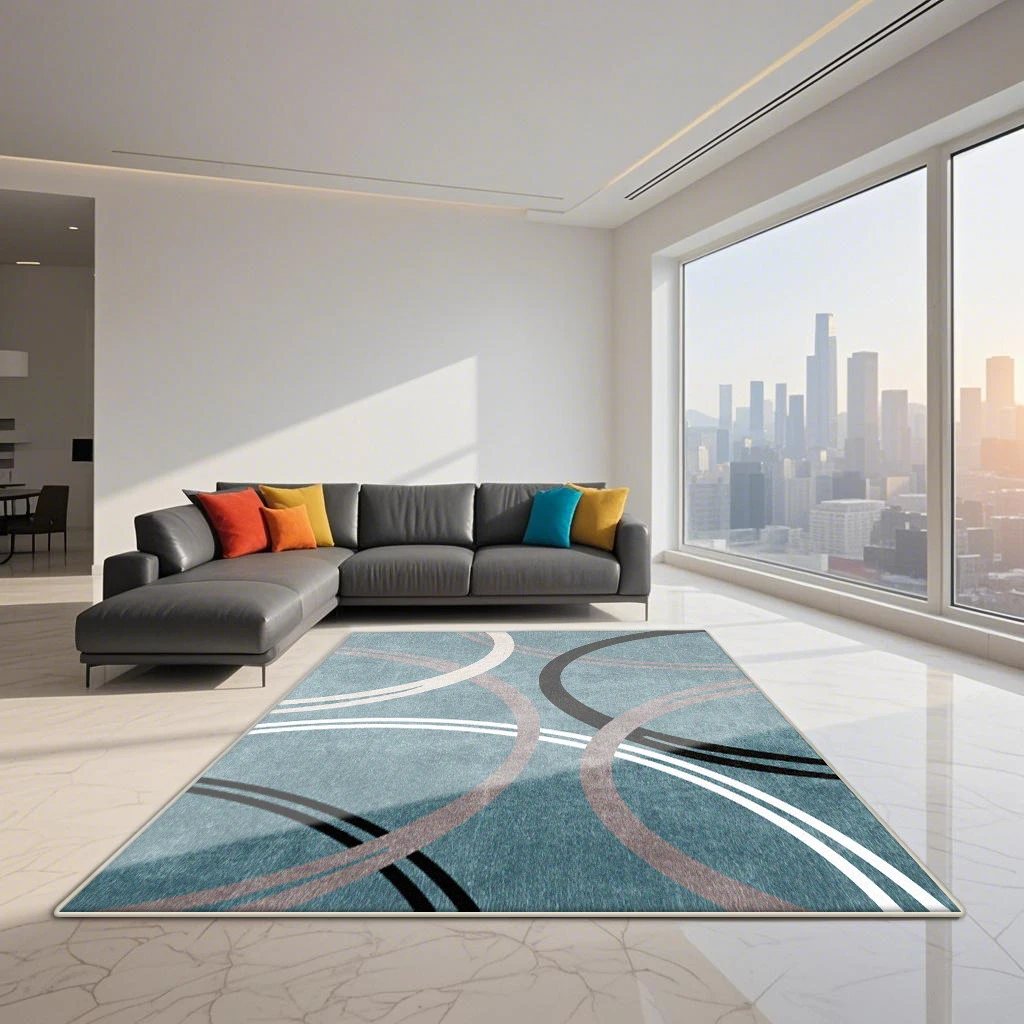 Modern Line Style Carpets for Living Room Washable kitchen floor carpet Nordic Simple Style Decoration Home Lounge Rug Mat floor