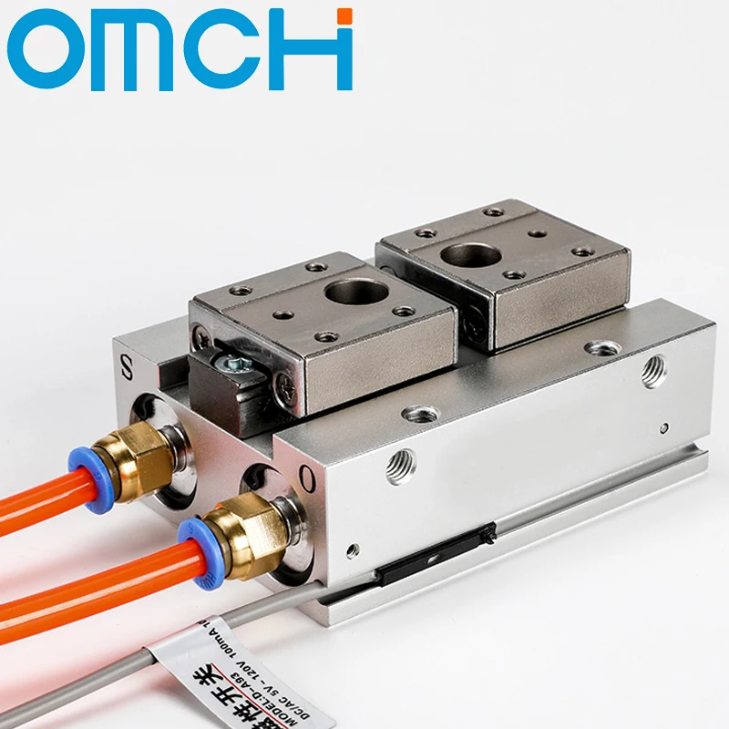 MHF2-8D pneumatischer Fingerzylinder-Parallelschiebetisch 12D/16D/20D SMC-Zylinder dünner pneumatischer Parallelgreifer Image