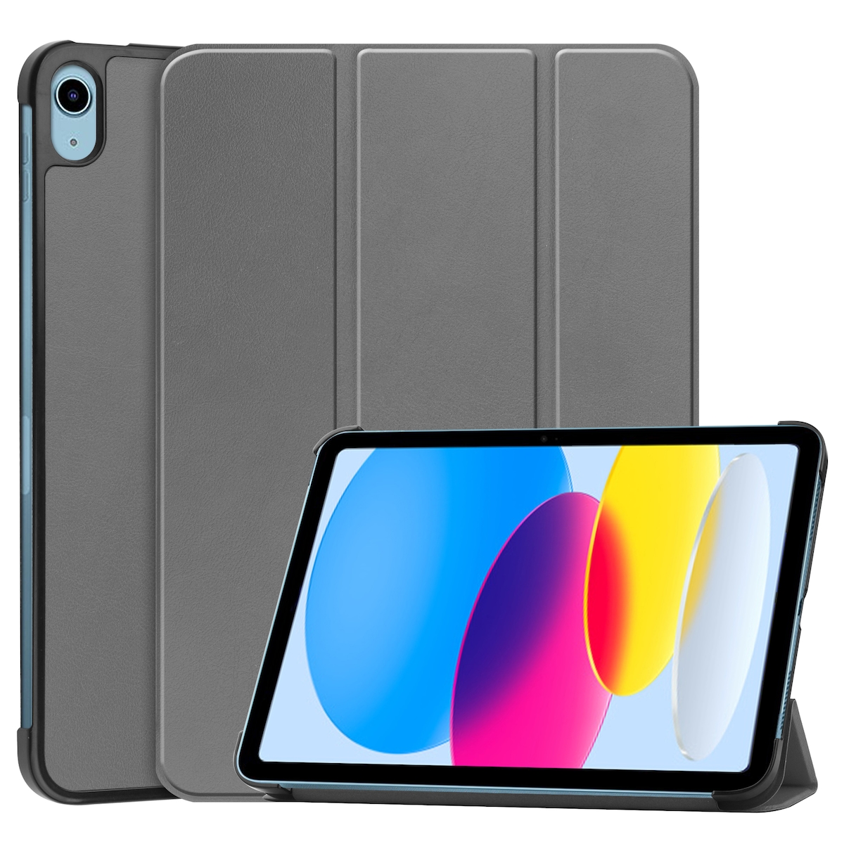 Lobwerk Cover für Apple Ipad 10. Generation A2757/A2777 2022 10.9 Zoll Slim Schutzhülle Hardcase aufstellbar und Wake & Sleep Funktion Image