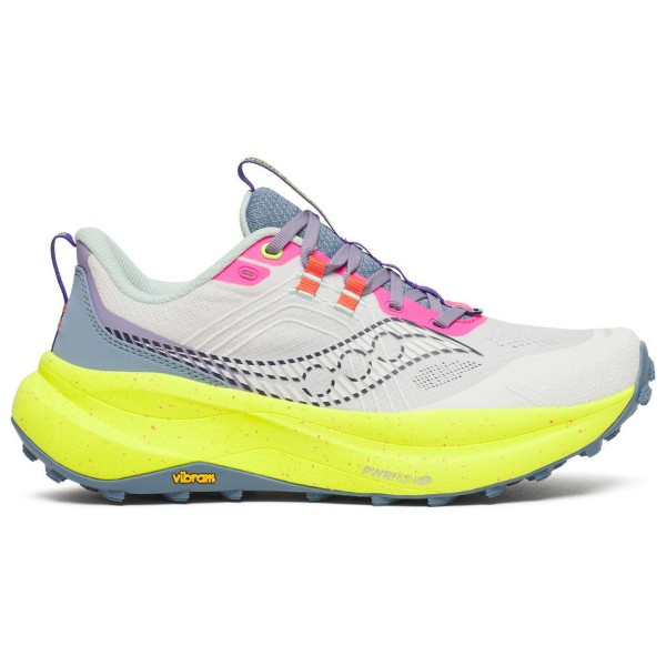 Saucony - Women's Xodus Ultra 4 - Trailrunningschuhe 37 | EU 37 weiß/ citron