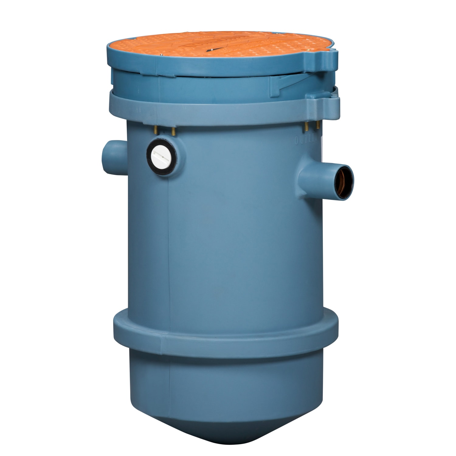 Thermaco TZ-160-ECA 167 lb Trapzilla Grease Interceptor w/ 35 GPM Capacity, Polyethylene, Blue