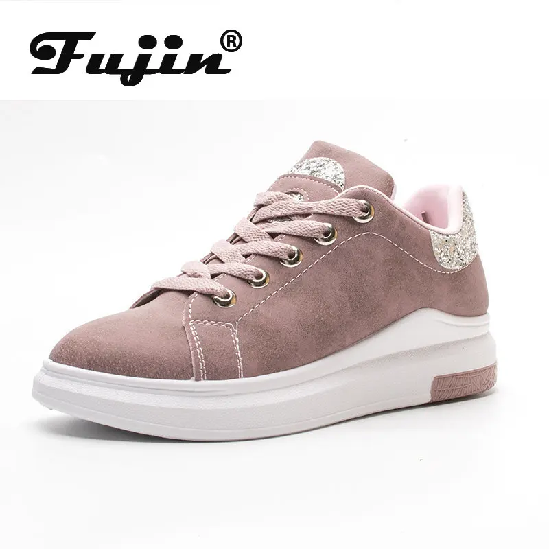 Fujin 2024 Herbst Frauen Schuhe Turnschuhe weiche bequeme Freizeit schuhe Mode Dame Wohnungen Damenschuhe für Frauen vulkan isierte Schuhe