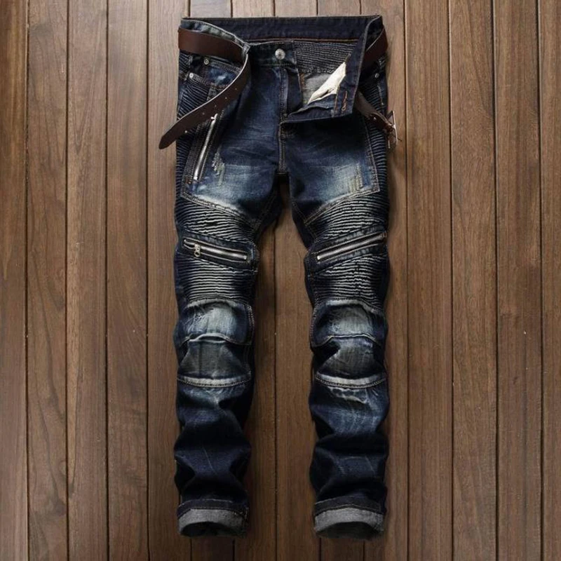 2020 heißer Verkauf Dropshipping Casual Männer Jeans Slim Fit Hip Hop Denim männer Jeans Hohe Qualität Motorrad Hosen Hohe qualität