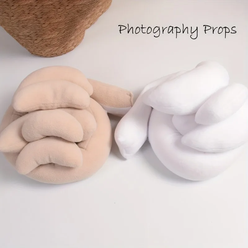 6 teile/sätze Baby Posiert Matte Neugeborenen Fotografie Requisiten Runde Kissen und Crescent Kissen Studio Schießen Füllung Hintergrund Pad Image