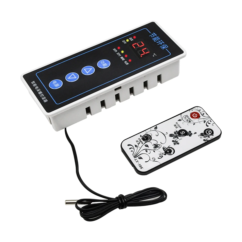 2500w intelligente elektrische Heizung Thermostat mit Infrarot-Fernbedienung warme Fußboden heizung Temperatur regler AC110V-220V