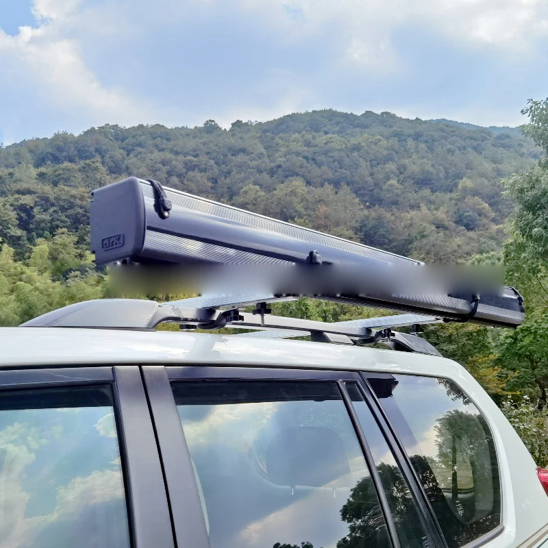 Seitenzelt aus Aluminiumlegierung, Autozelt, Sonnenschutz, Seitenmarkise, Outdoor-Moskitonetz, Stoff, Wohnmobil-Seitenzelt, Sonnenschutz, regenfeste Markise Image