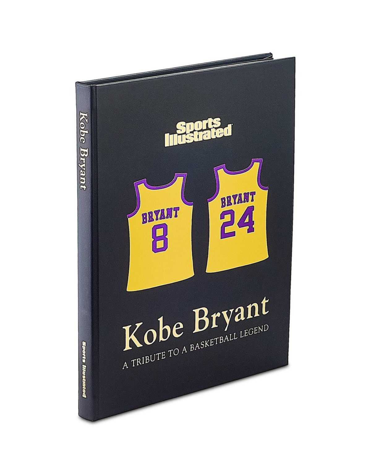 Graphic Image Kobe Bryant: A Tribute to a Basketball Legend by Sports Illustrated Leather Bound Book - Black