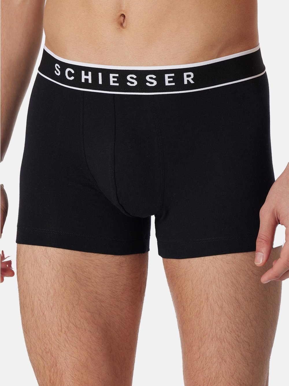 Schiesser Retro Short Herren schwarz, XL Image