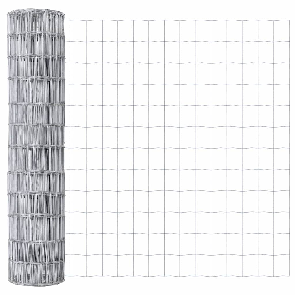 vidaXL Eurozaun 1,2 x 25 m PVC-beschichtetes Eisen Image