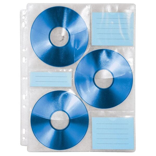 Hama 6er CD-/DVD-Hüllen 10 Stück, 23.8x0.1x29.5 cm Image