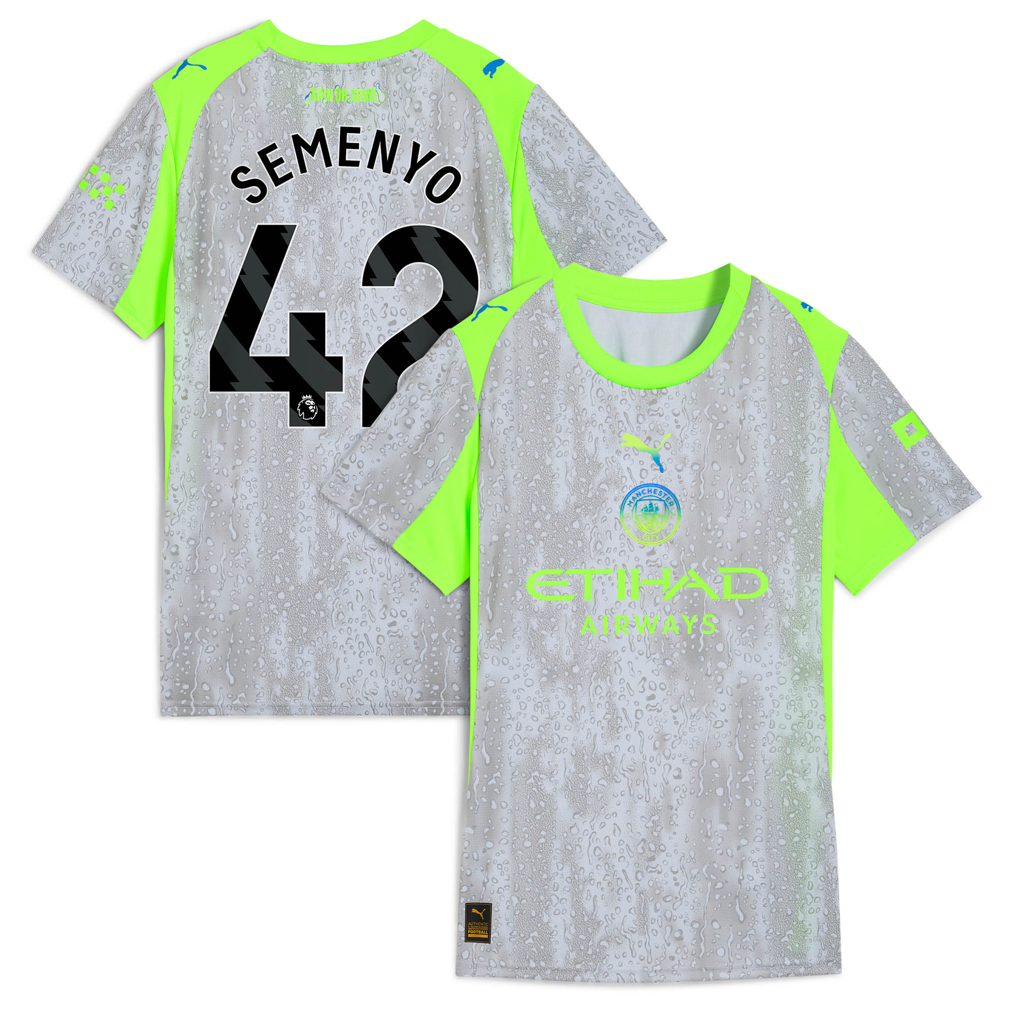 Manchester City PUMA Ausweichtrikot 2025-26 - Damen mit Aufdruck Semenyo 42 Image