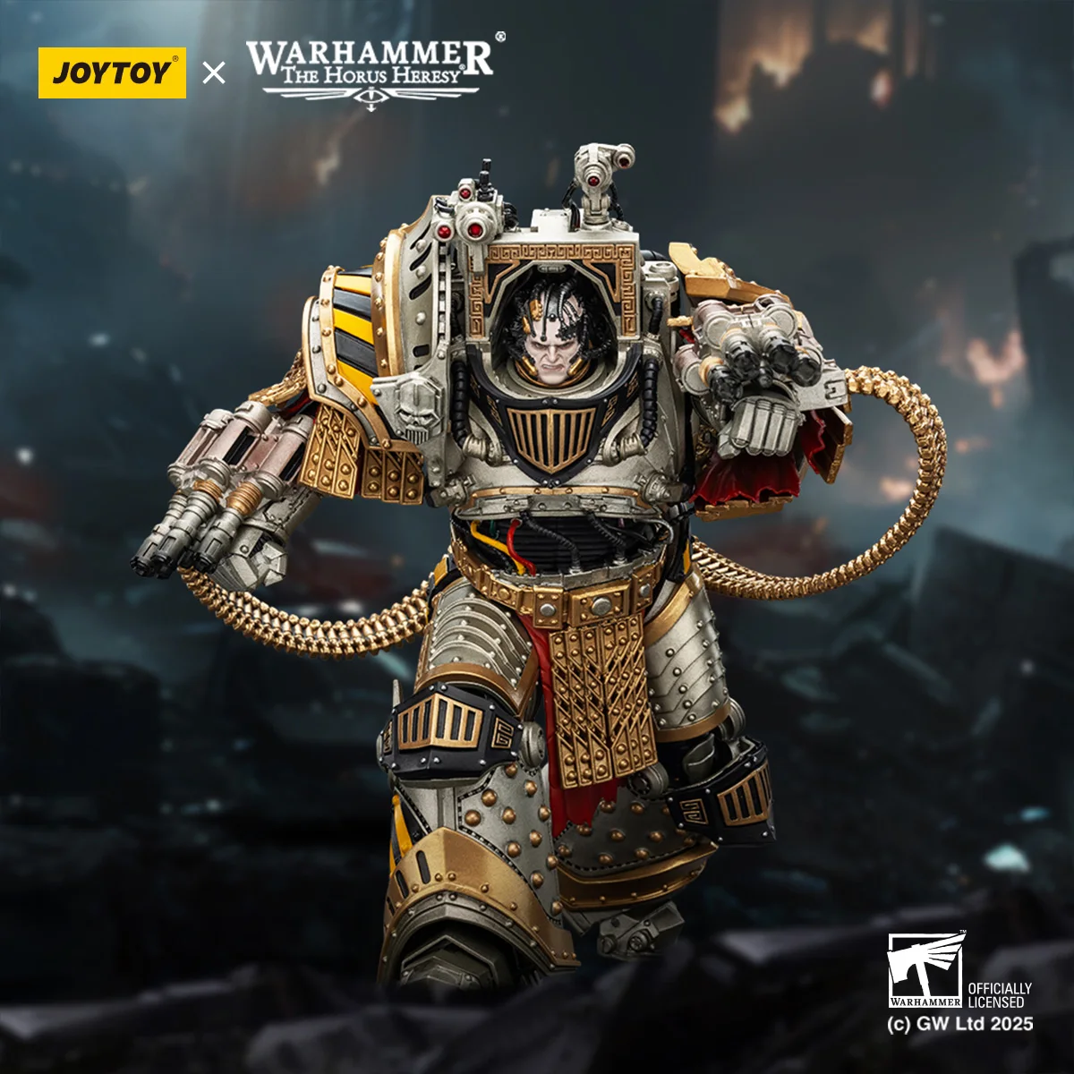 JOYTOY JT01819 Warhammer The Horus Heresy 1:18 Iron Warriors Perturabo Primarch of the lVth Legion Image