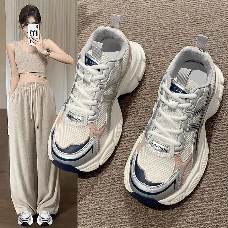 Frauen Casual Fashion Solid Turnschuhe Frauen 2026 Neue Herbst Casual Sport Schuhe Damen Lace-up frauen Vulkanisieren Schuhe